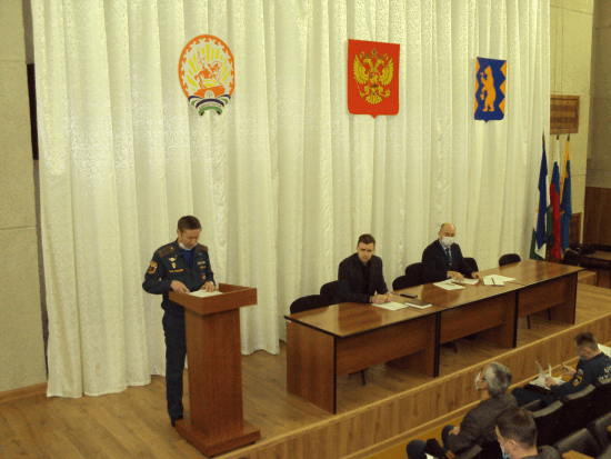 
                Итоговое заседание комиссии по предупреждению ликвидации чрезвычайных ситуаций и обеспечению пожарной безопасности ЗАТО Межгорье Республики Башкортостан                